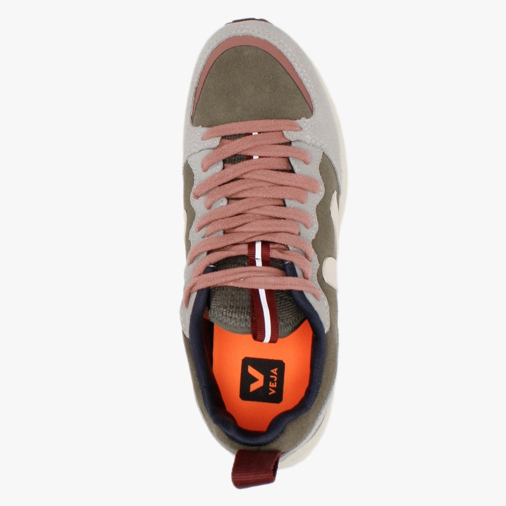 Venturi Suede Kaki Sable Oxford Grey Trainers