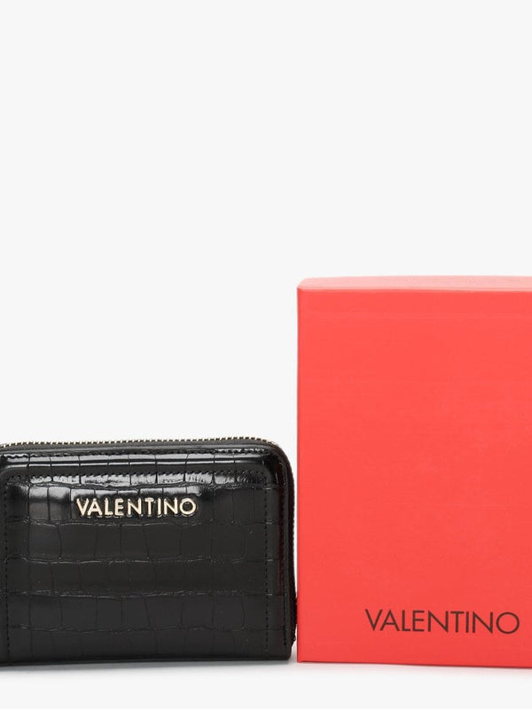 Bicorno Black Moc Croc Purse