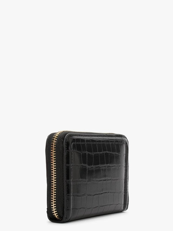 Bicorno Black Moc Croc Purse