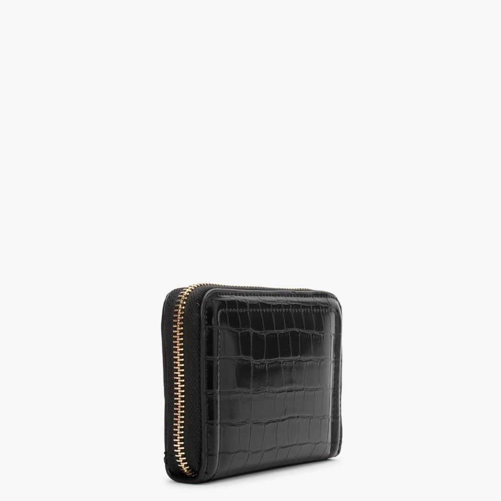 Bicorno Black Moc Croc Purse