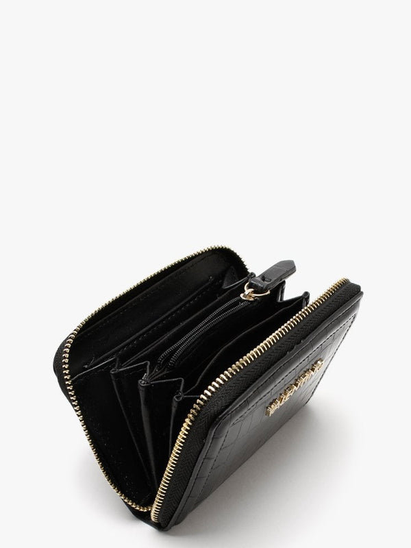 Bicorno Black Moc Croc Purse