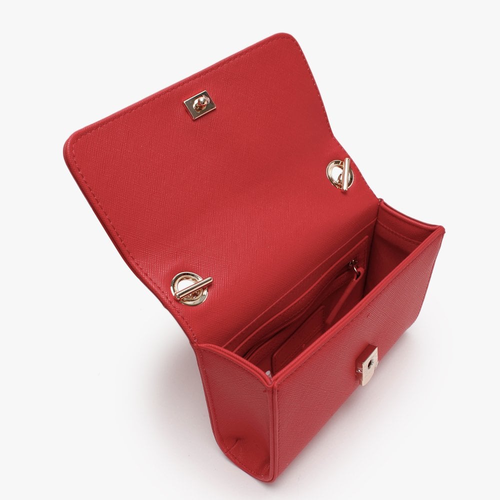 Divina Rosso Saffaino Shoulder Bag