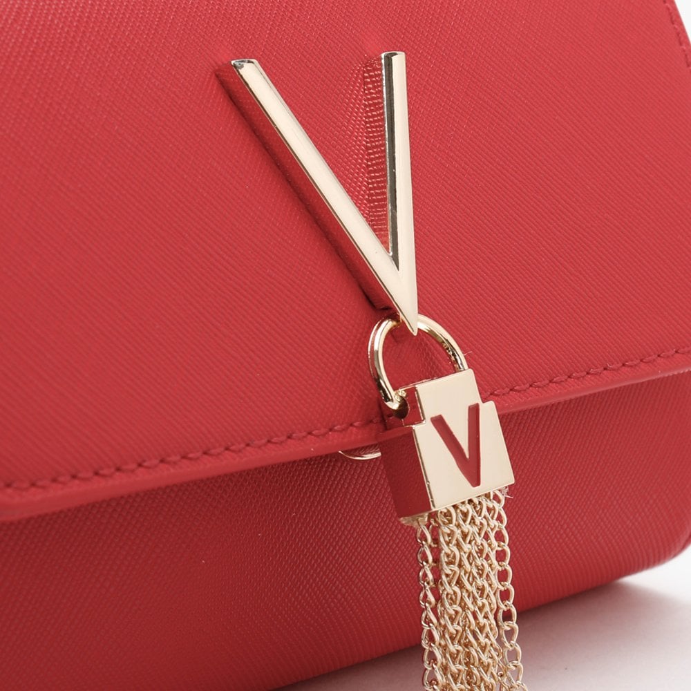 Divina Rosso Saffaino Shoulder Bag