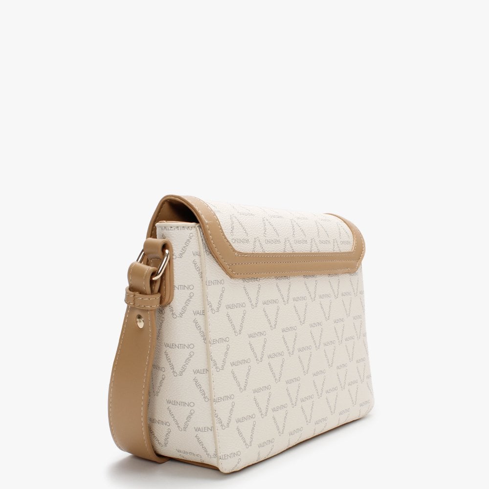 Liuto Ecru Multi Logo Satchel Bag