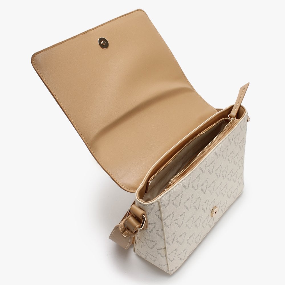Liuto Ecru Multi Logo Satchel Bag