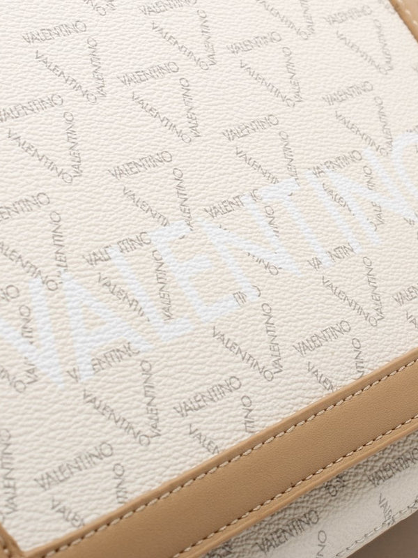 Liuto Ecru Multi Logo Satchel Bag