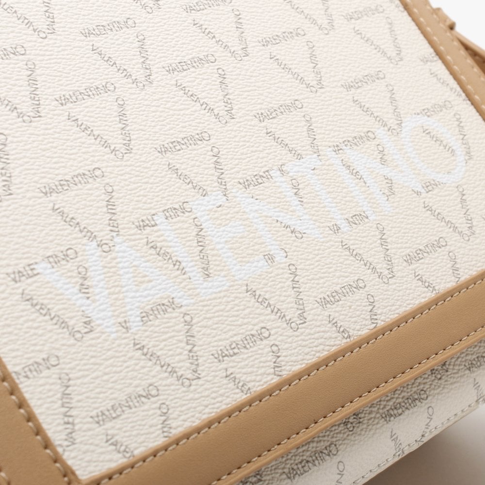Liuto Ecru Multi Logo Satchel Bag