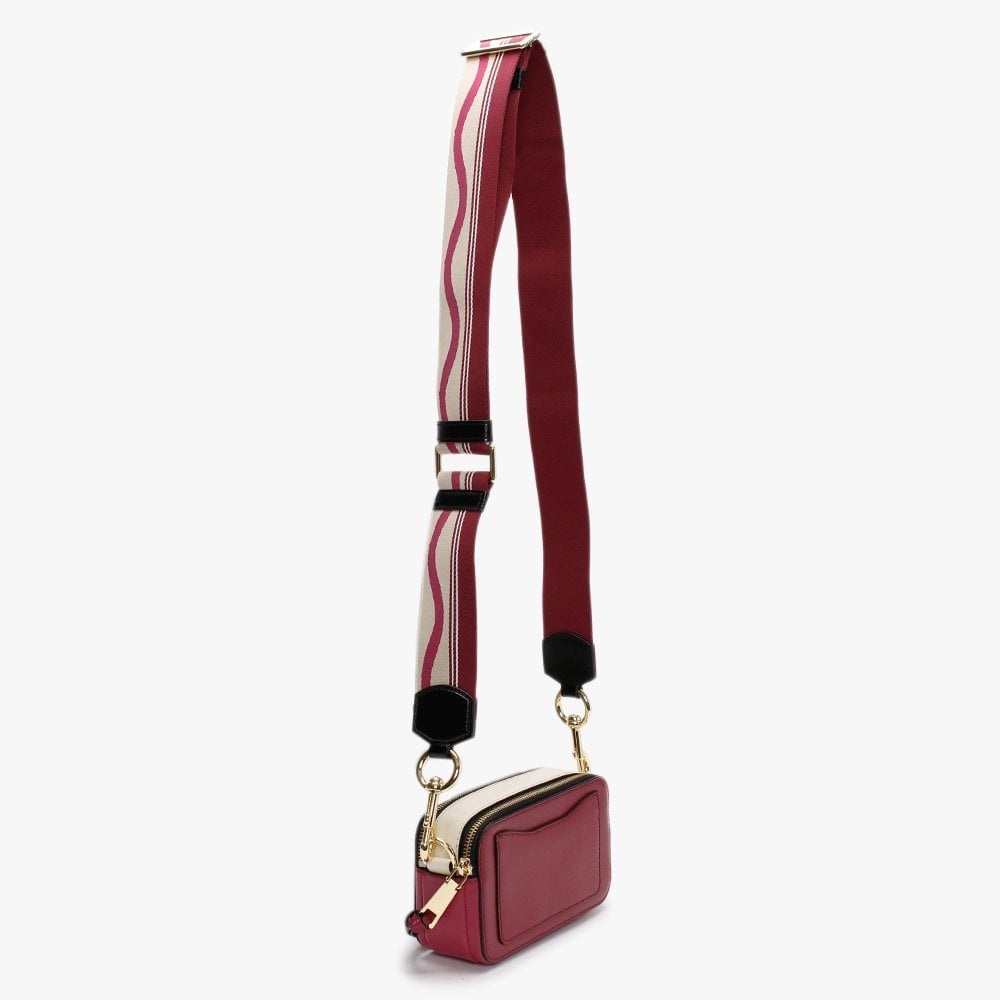 The Snapshot New Red Multi Leather Camera Bag