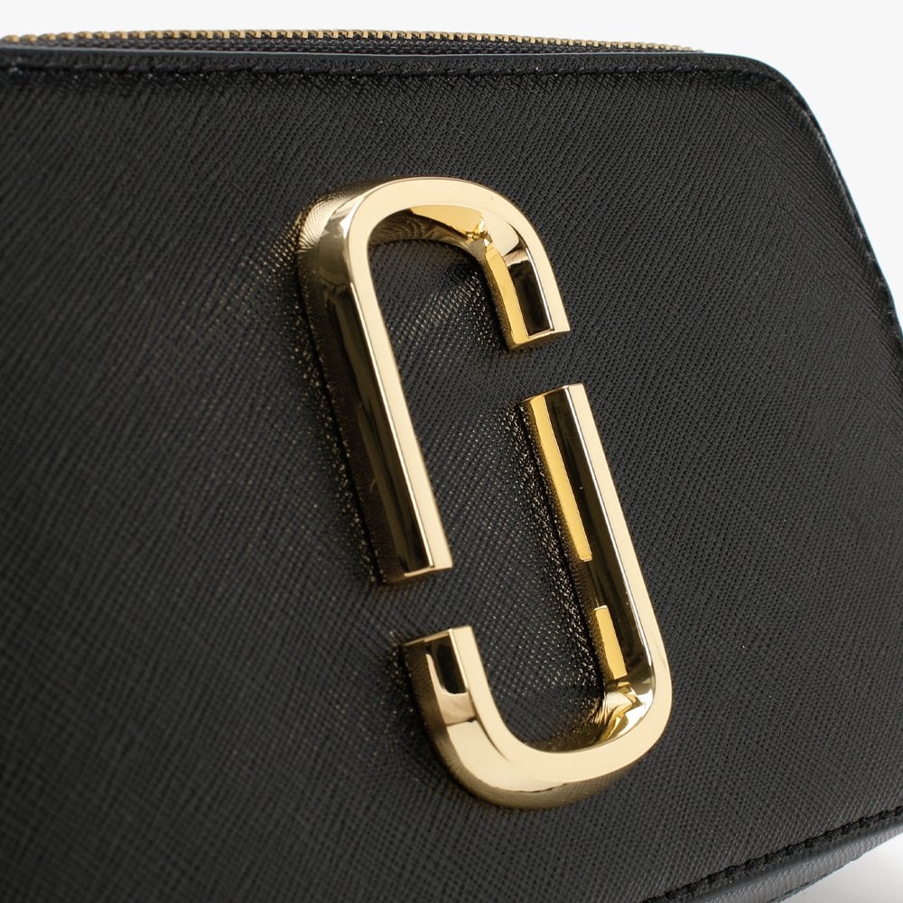 The Snapshot Logo Strap New Black Multi Leather Camera Bag