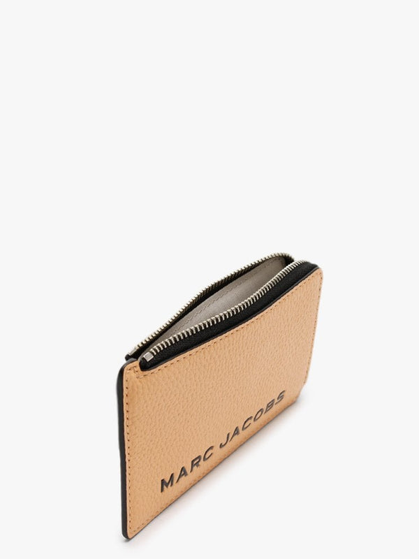 The Colourblock Small Orange Chiffon Multi Leather Top Zip Wallet