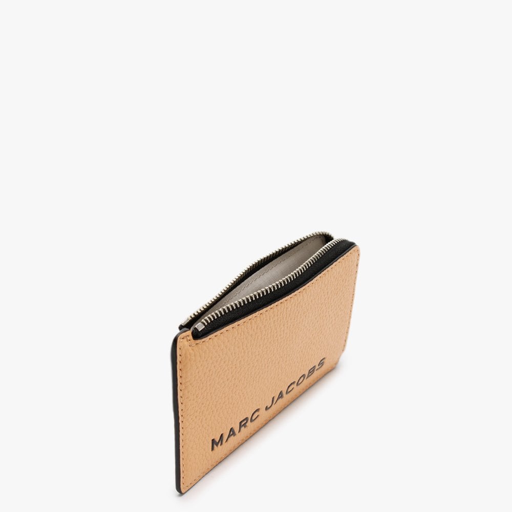 The Colourblock Small Orange Chiffon Multi Leather Top Zip Wallet