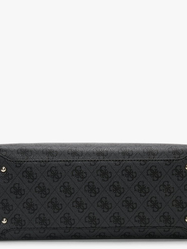 Alisa Society Repeat Logo Coal Tote Bag