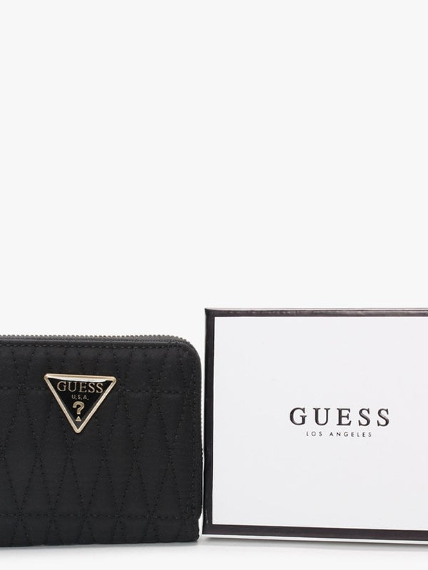 Small Layla Black Zip Around Wallet