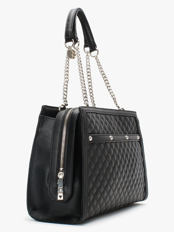 Heyden Black Quilted Shoulder Bag