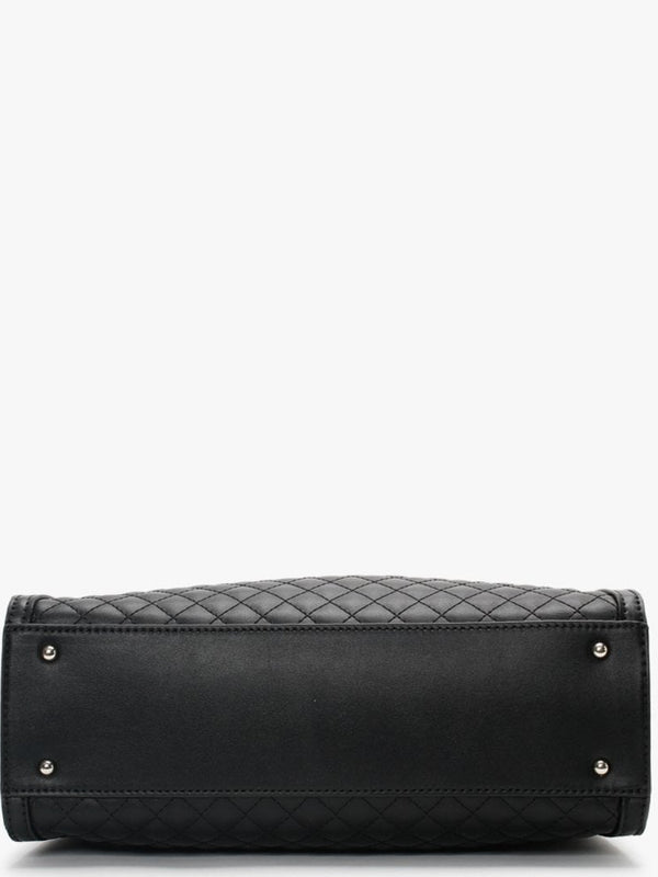 Heyden Black Quilted Shoulder Bag