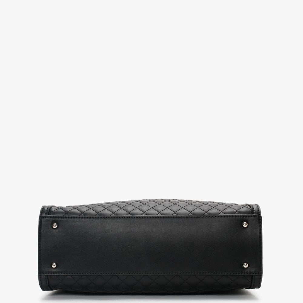 Heyden Black Quilted Shoulder Bag