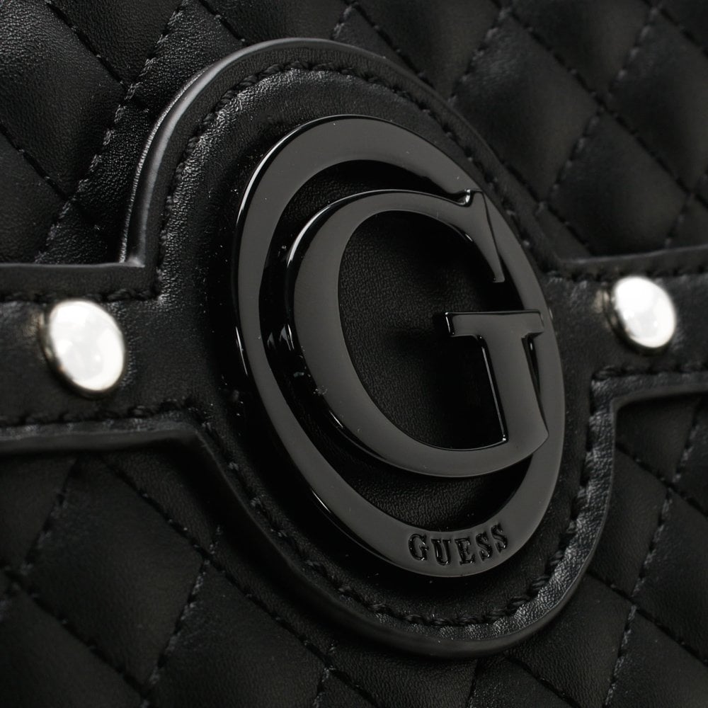 Heyden Black Quilted Shoulder Bag