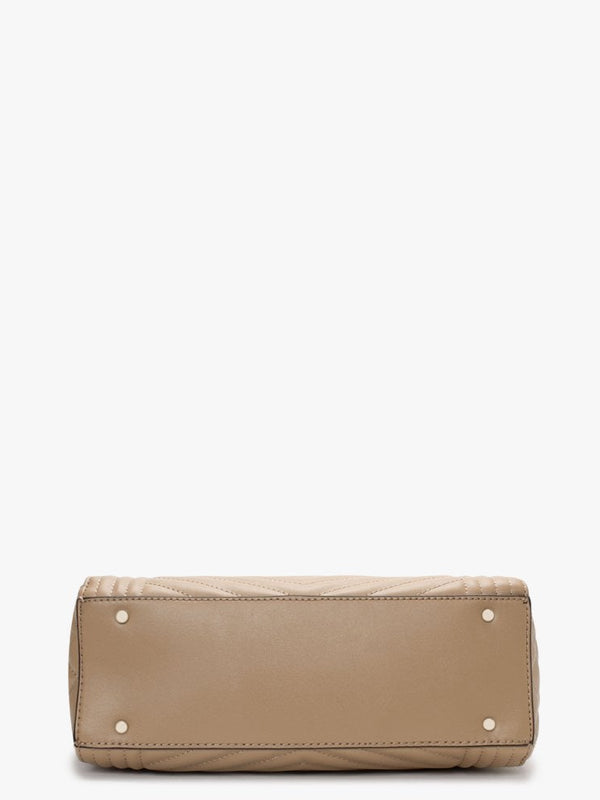 Lida Society Beige Satchel Bag