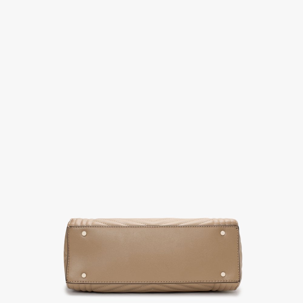 Lida Society Beige Satchel Bag