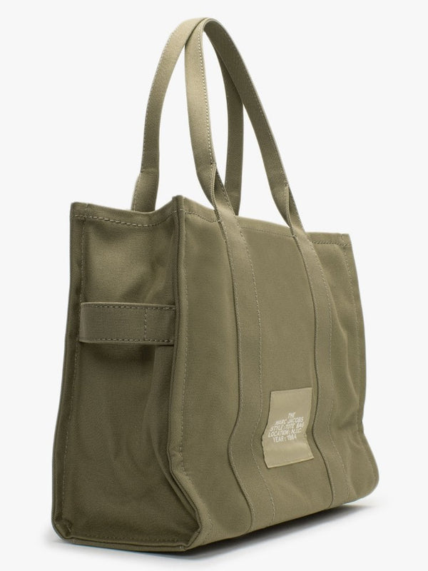 The Traveler Slate Green Canvas Tote Bag