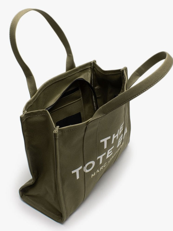 The Traveler Slate Green Canvas Tote Bag