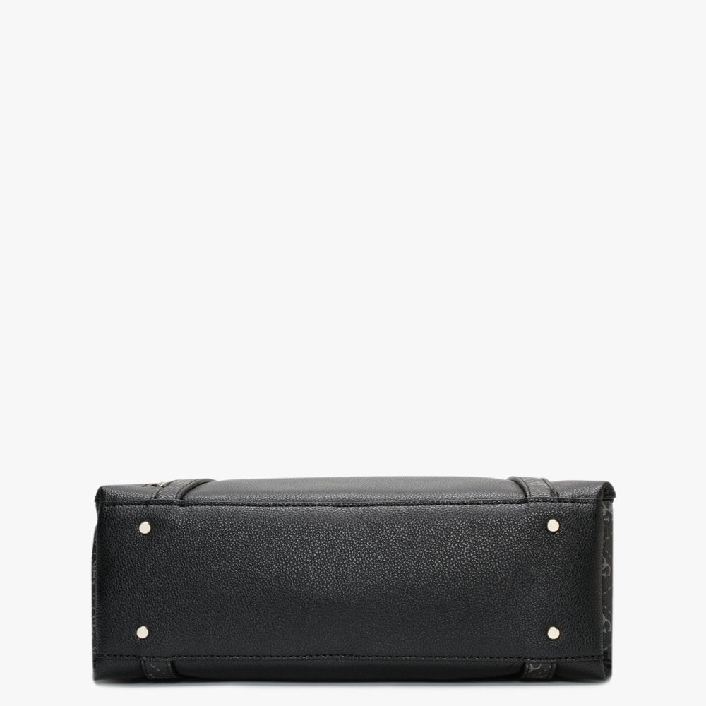 Large Naya Trap Black Logo Tote Bag
