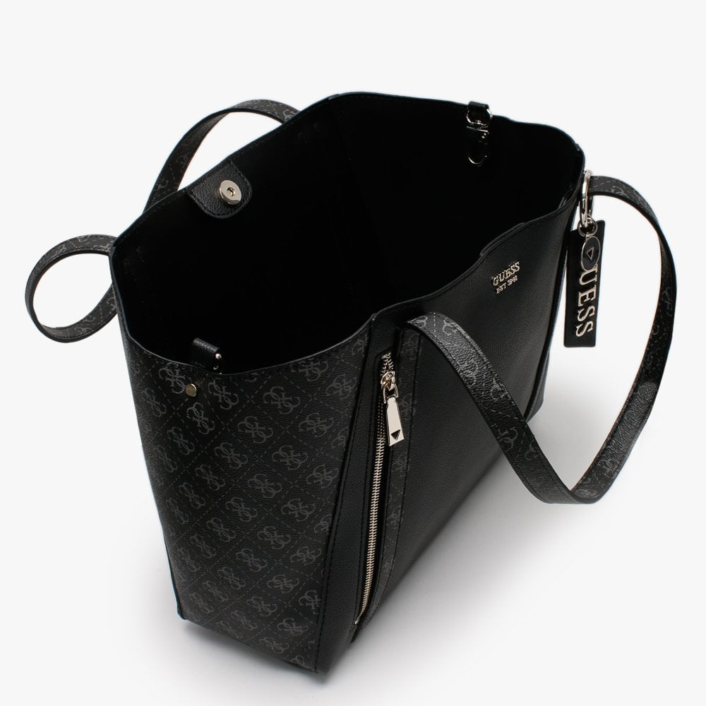 Large Naya Trap Black Logo Tote Bag