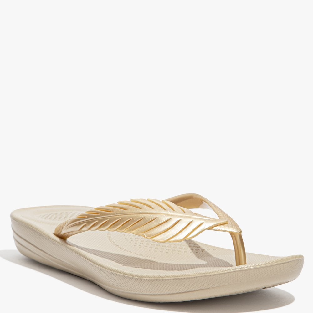 Iqushion Feather Platino Flip Flops