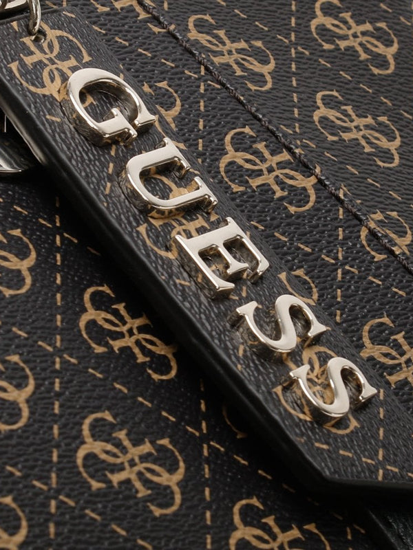 Naya Trap QL Brown & Black Repeat Logo Tote Bag
