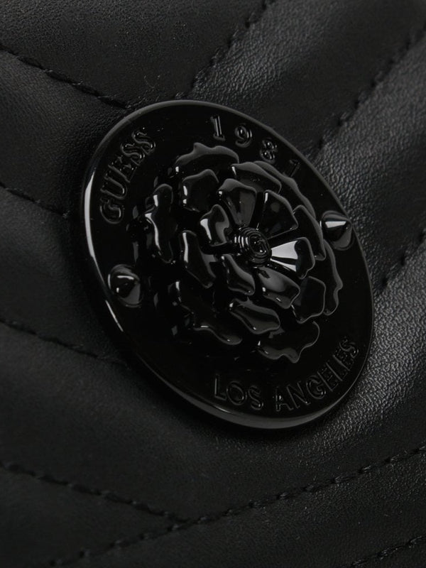 Small Lida Trifold Black Wallet