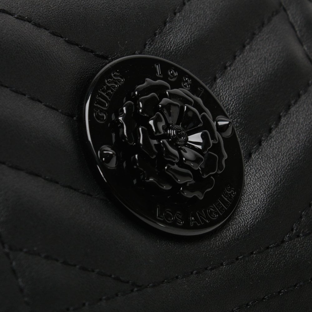 Small Lida Trifold Black Wallet