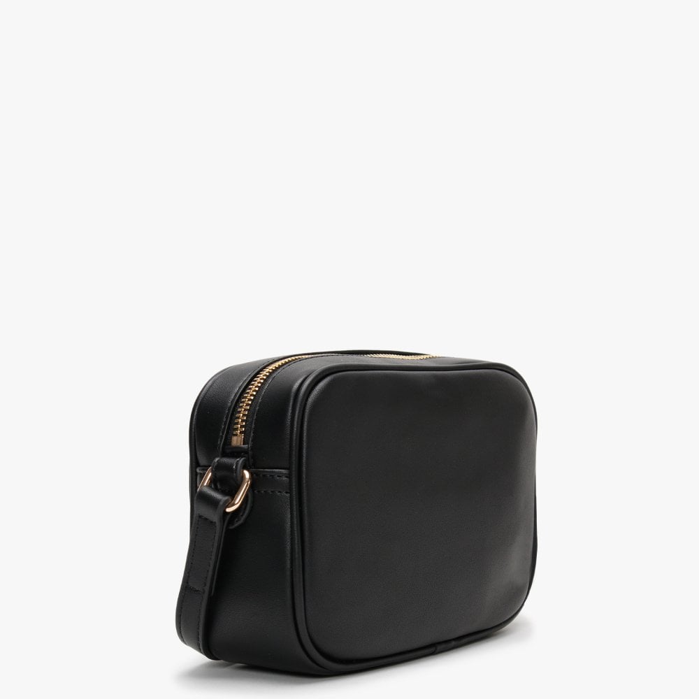 Heart Black Cross-Body Bag