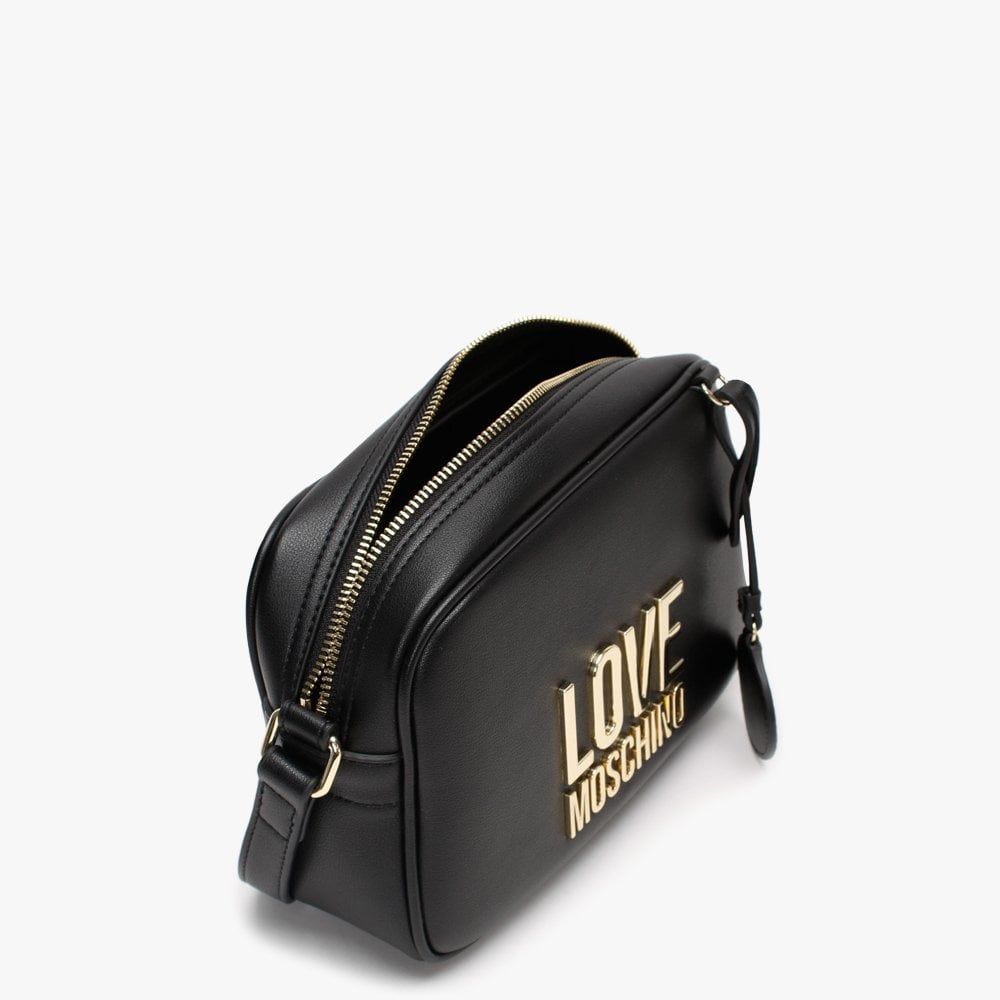 Logo Black Cross-Body Bag