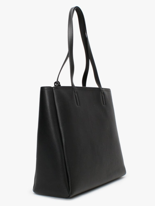 Black Logo Shopper Bag