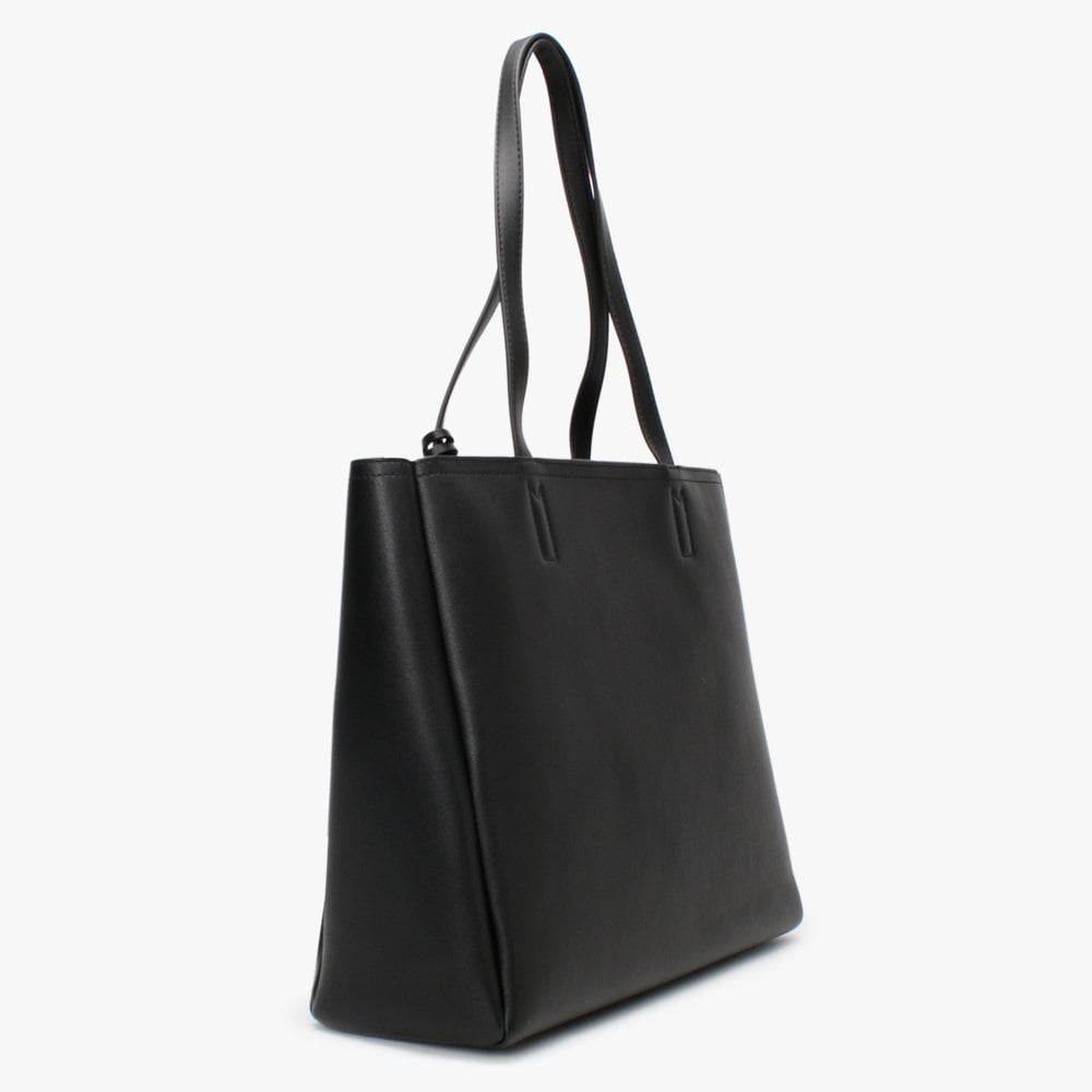 Black Logo Shopper Bag