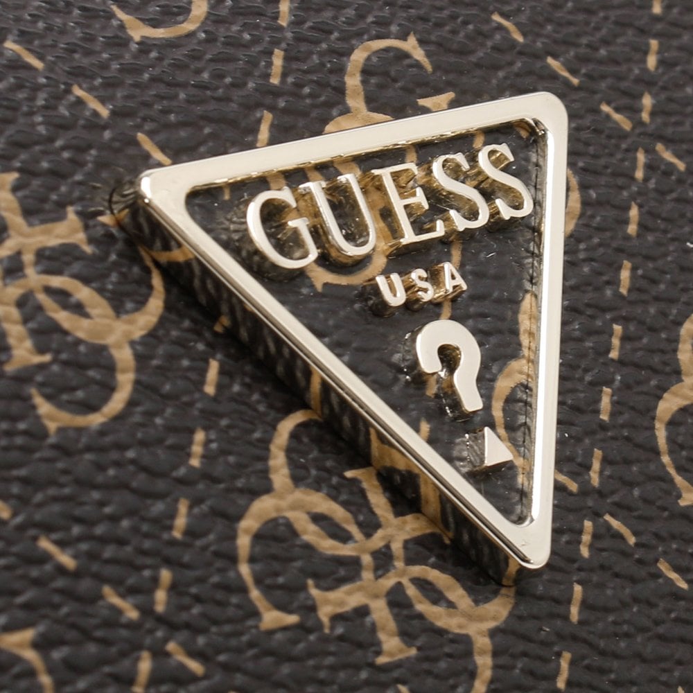 Noelle Signature Logo Brown & Black Camera Bag
