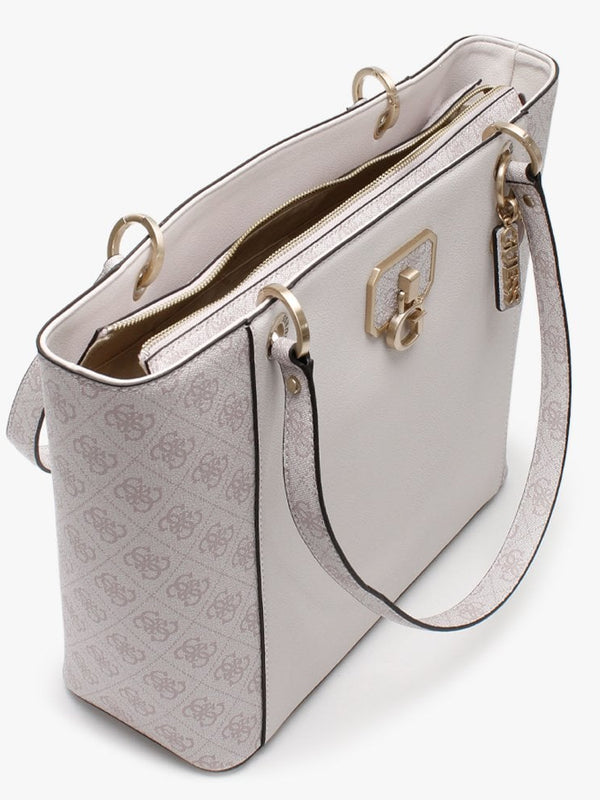 Noelle E Signature Logo Pink Tote Bag