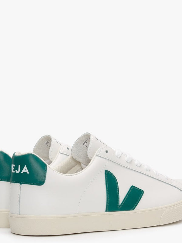 Espar Logo Leather Extra White Brittany Trainers