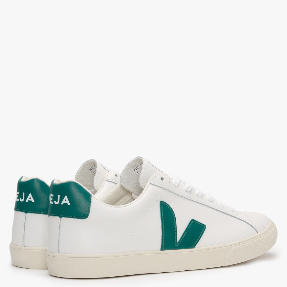 Espar Logo Leather Extra White Brittany Trainers