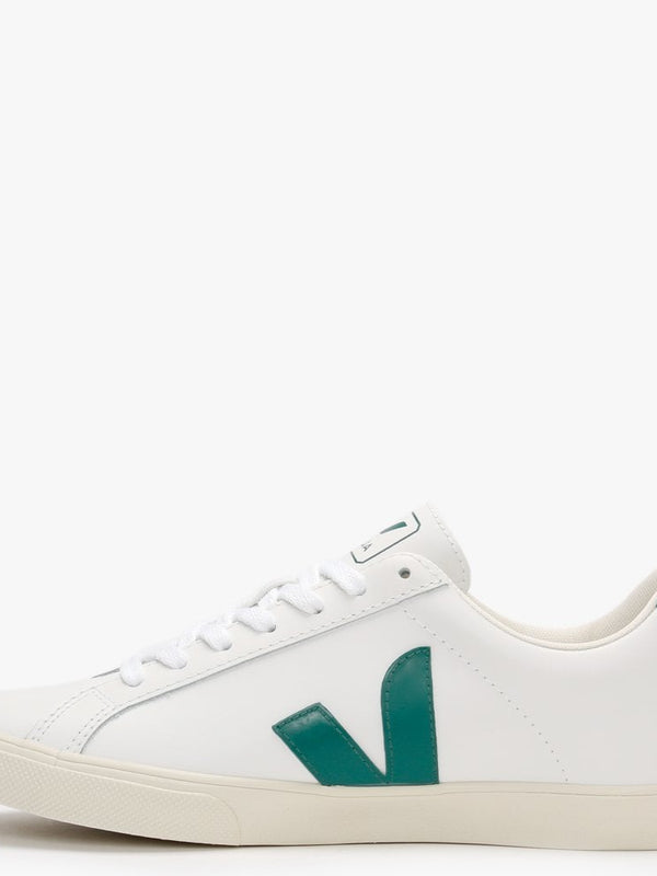 Espar Logo Leather Extra White Brittany Trainers