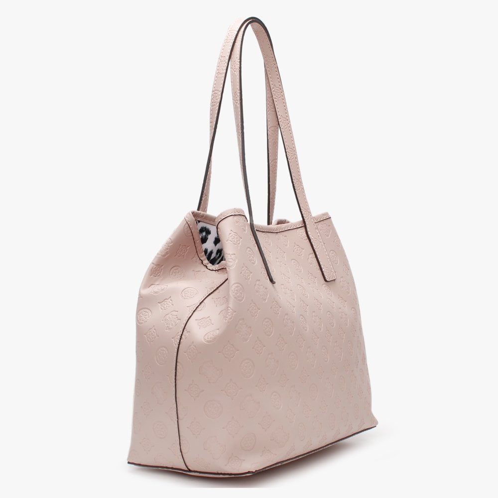 Vikky Signature Logo Almond Tote Bag