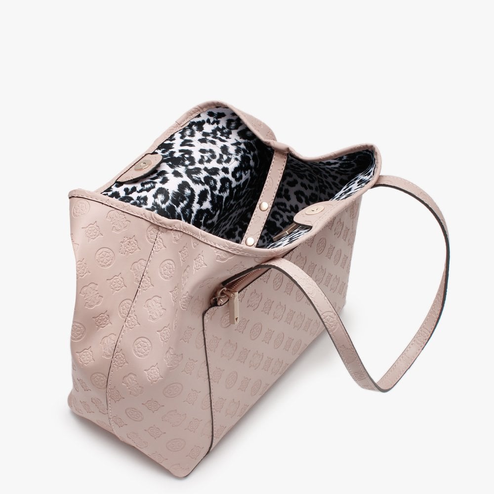 Vikky Signature Logo Almond Tote Bag