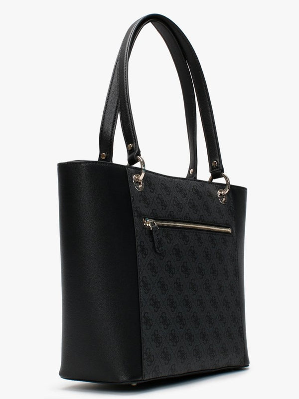 Noelle E Signature Logo Coal Tote Bag