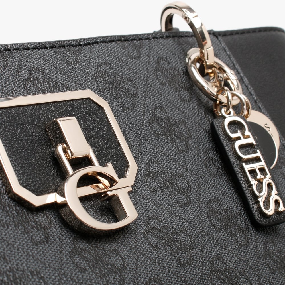 Noelle E Signature Logo Coal Tote Bag