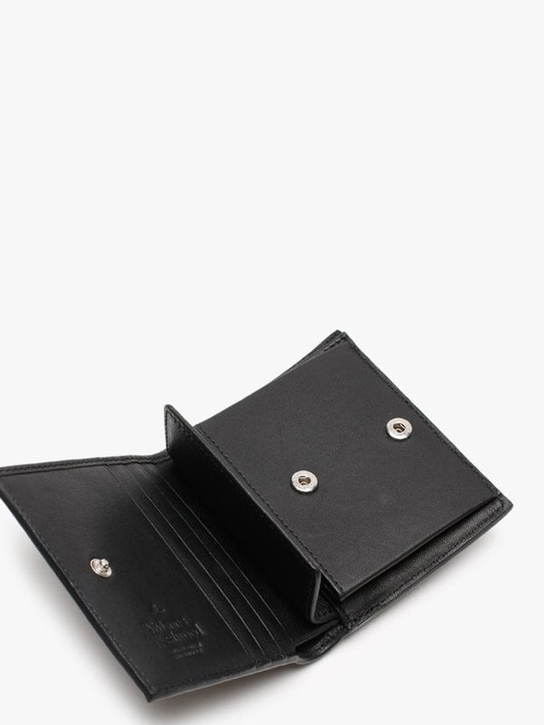 Chelsea Billfold Black Leather Wallet
