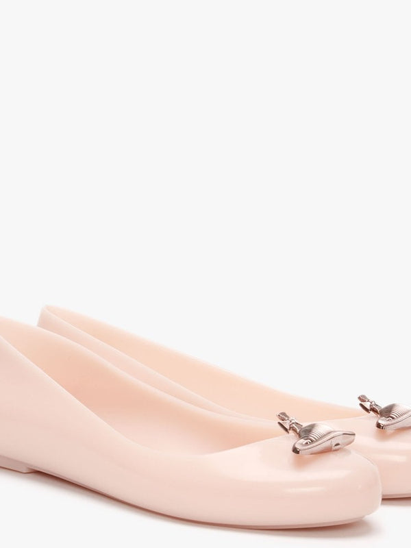 x Melissa Sweet Love Blush Rose Orb Ballet Pumps