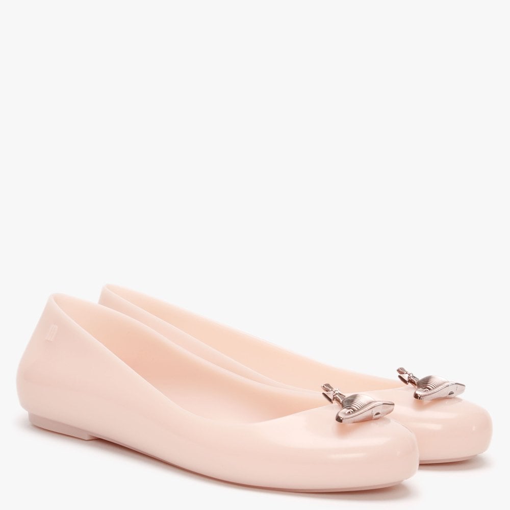 x Melissa Sweet Love Blush Rose Orb Ballet Pumps