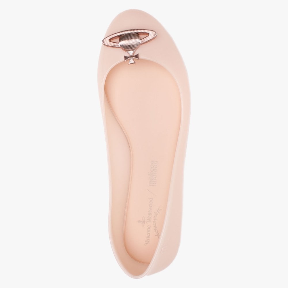 x Melissa Sweet Love Blush Rose Orb Ballet Pumps