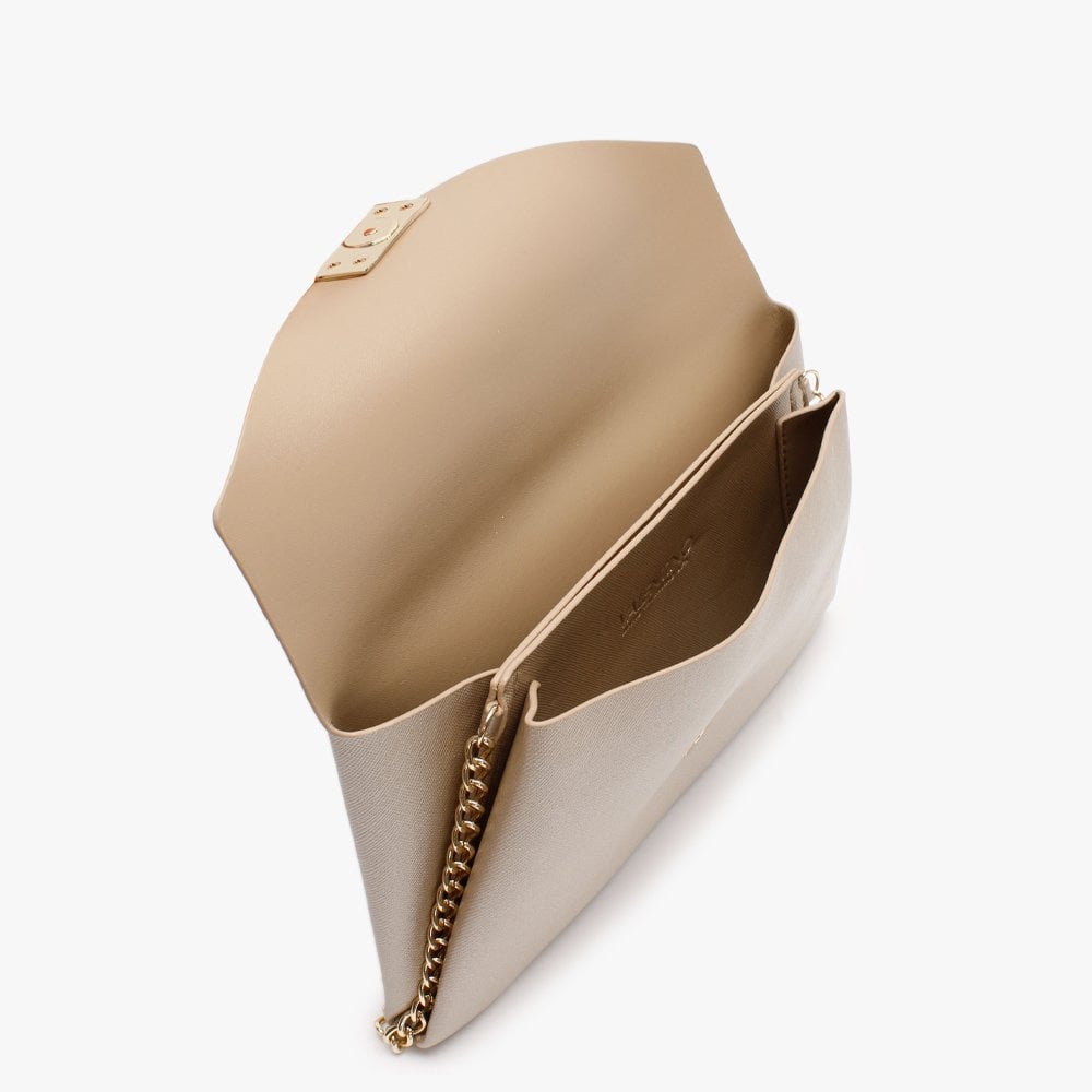 Arpie Oro Saffiano Envelope Pochette Bag