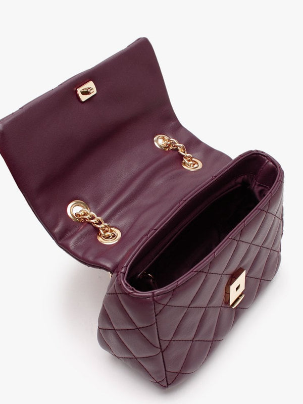Ocarina Vino Quilted Cross-Body Bag